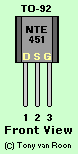 JFET-N-Channel UHF/VHF amplifier NTE451