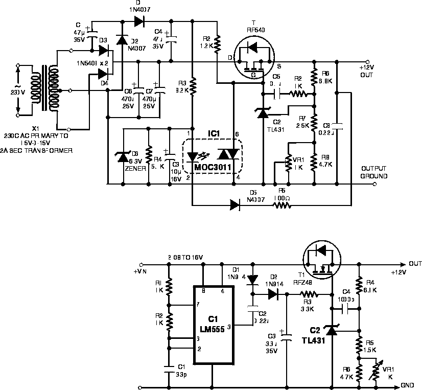 Voltage Regulator Circuit Diagram