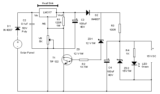 Solar Inverter Battery Charger Circuit