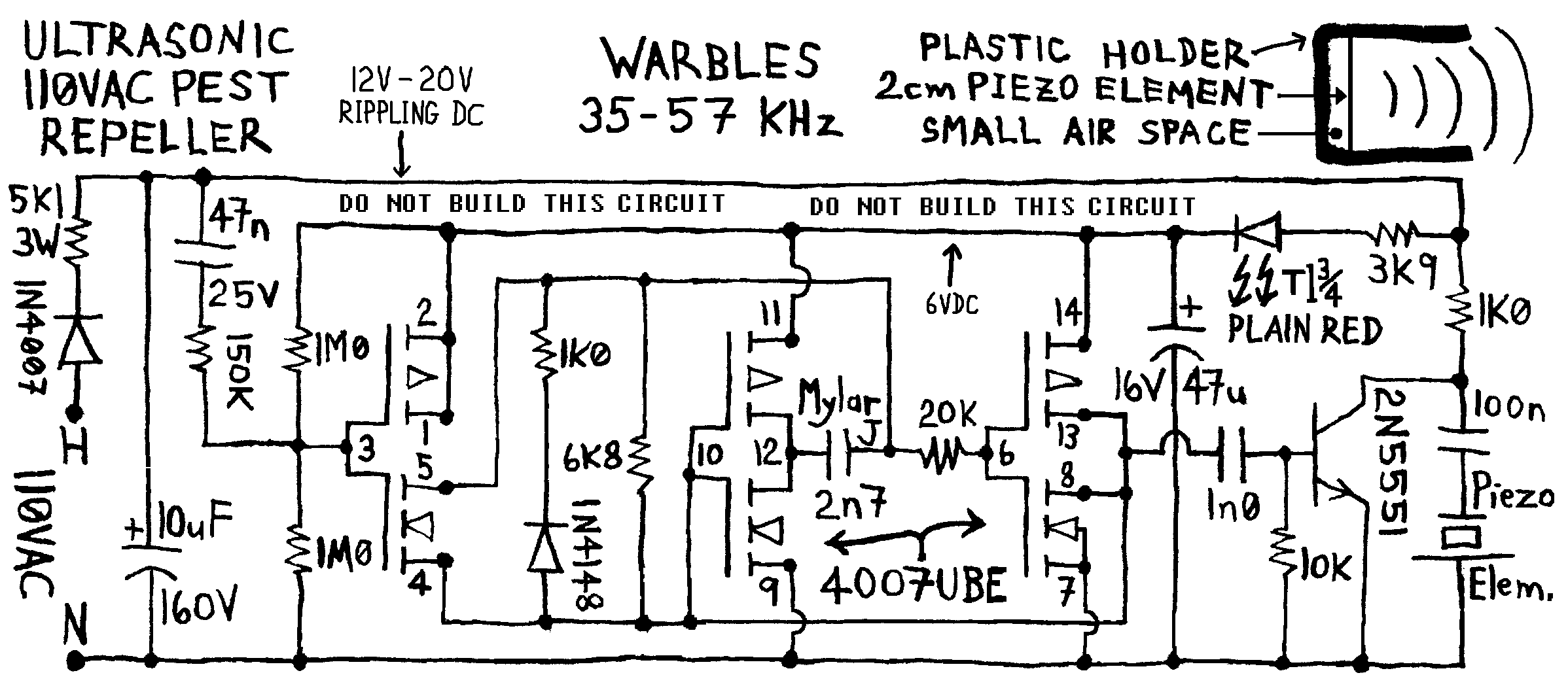 Dog Repeller Circuit Diagram at Melinda Hendricks blog
