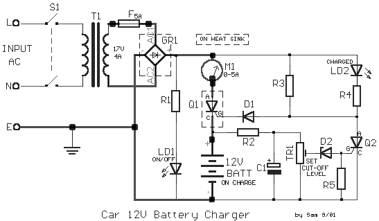 Car 12 V Battery Charger 12V