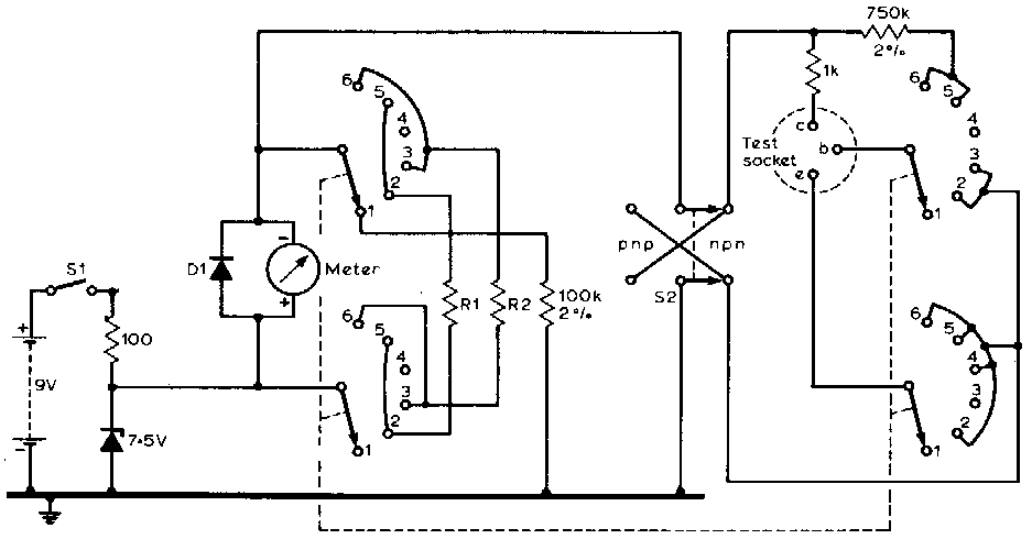 Transistor tester