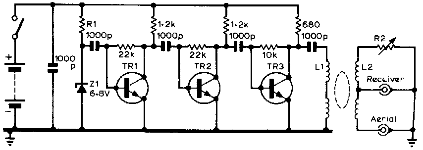 Circuit diagram of the noise bridge
