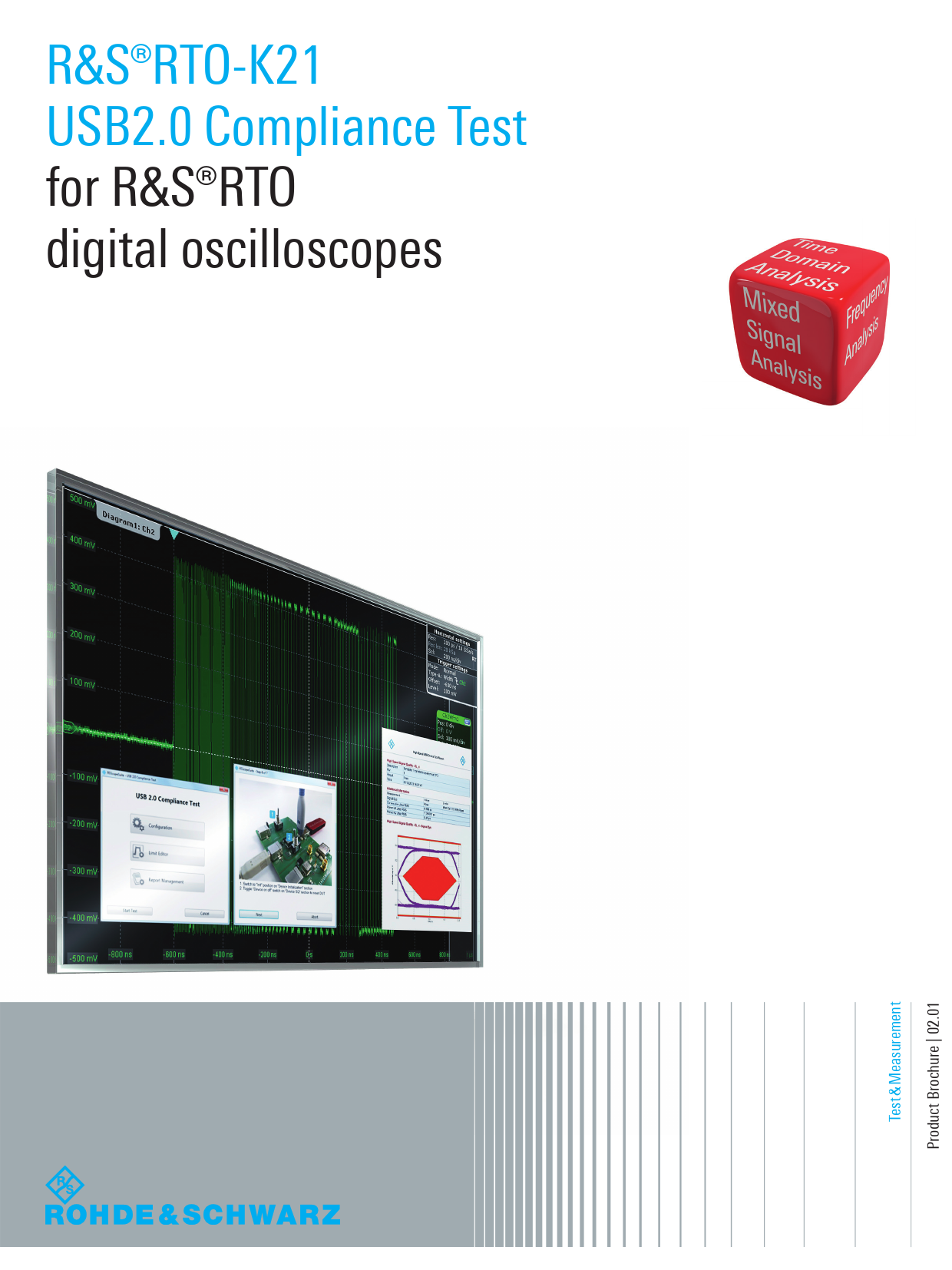 Product brochure RTO-K21 USB2.0 Compliance Test Rohde&Schwarz, Revision: 02.01