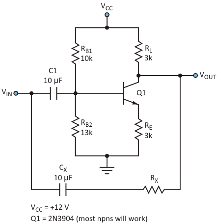 By taking advantage of a saturated bipolar transistor's gain reversal phenomenon, this circuit can perform full-wave signal rectification using only one transistor