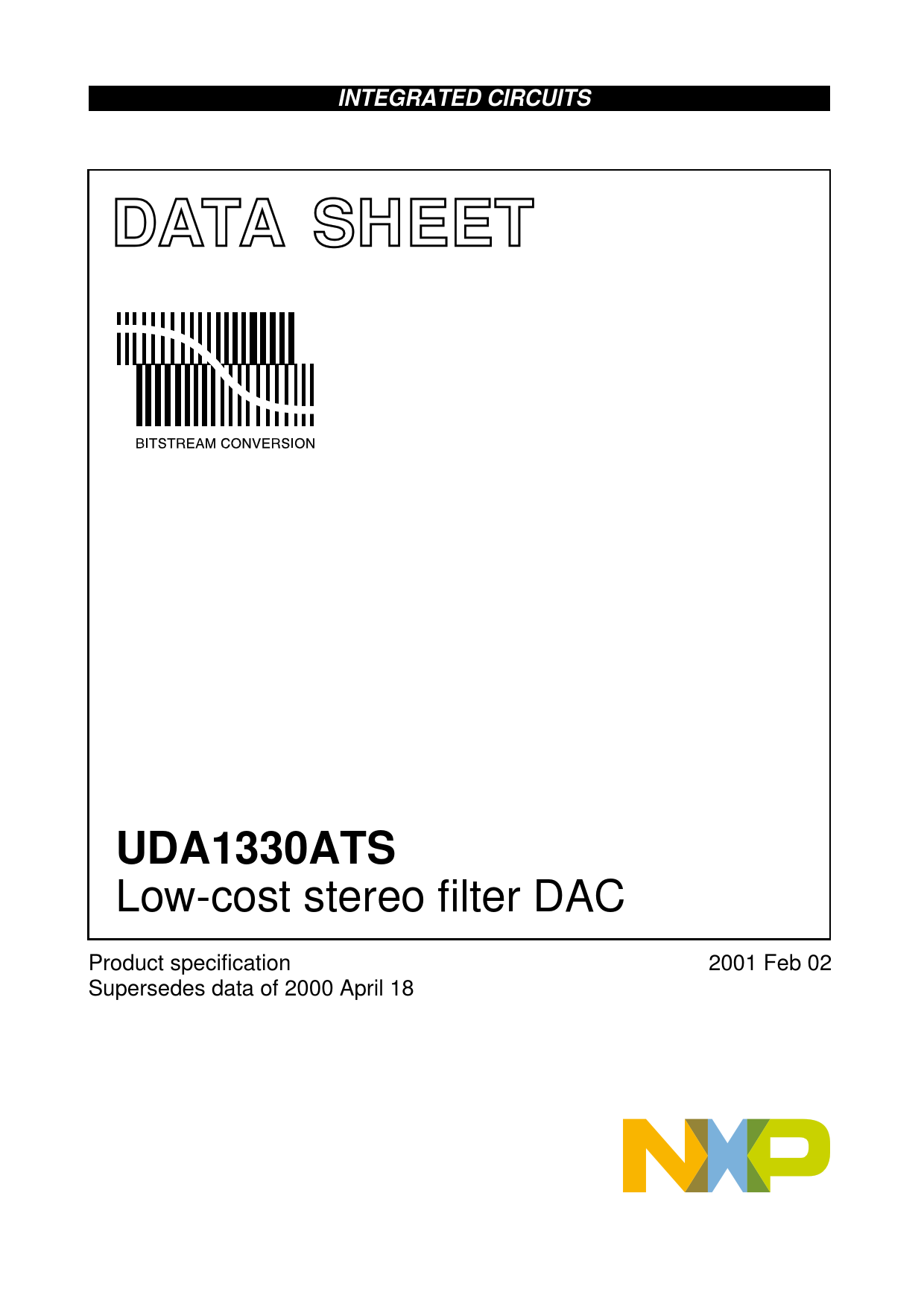 Datasheet UDA1330ATS NXP