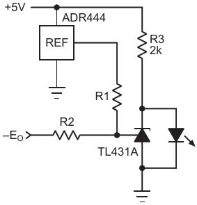 Circuit that ensures any drop is voltage is detected that may result in distorted results for converters in Figure 1 and Figure 2