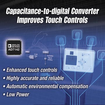 14-channel capacitance-to-digital converter 