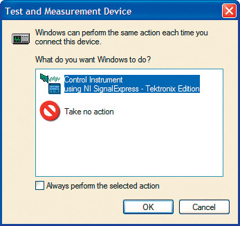 ПО NI SignalExpress Tektronix