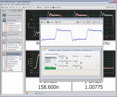 National Instruments разработан пакет NI SignalExpress Tektronix Edition