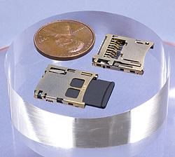 Molex разъемы карт памяти типа microSD