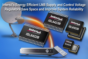 ISL6422B ISL6423B LNB supply and control voltage regulators