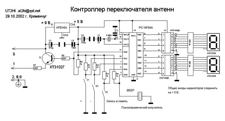 Схема контроллера