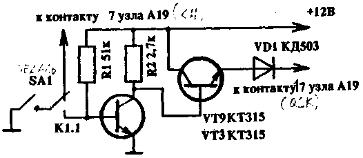 Педаль-переключатель Rx-Tx