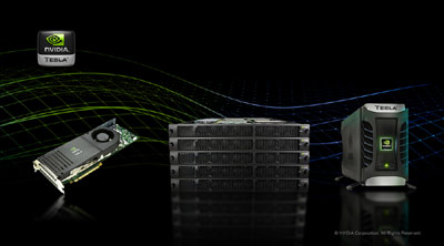 Tesla GPU computing processor, deskside supercomputer, and GPU Computing server