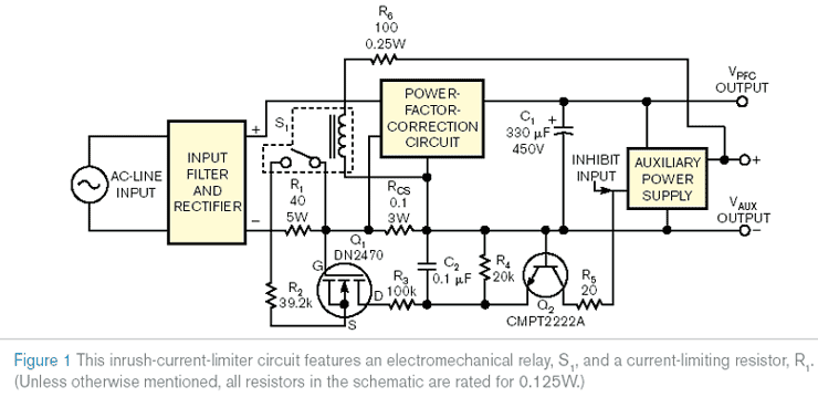 Practical version of a PFC circuit