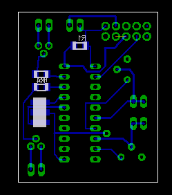 This is the board layout (made in EAGLE)