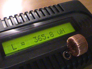 LC Meter inductance measurements