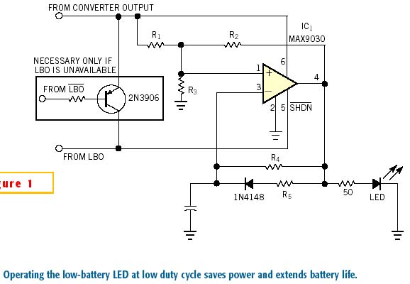 Low-Battery Indicator has High Efficiency