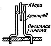 Для подключения фильтра из тонкой листовой латуни изготавливают электроды