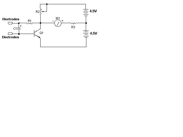 schematic simple Lie Detector