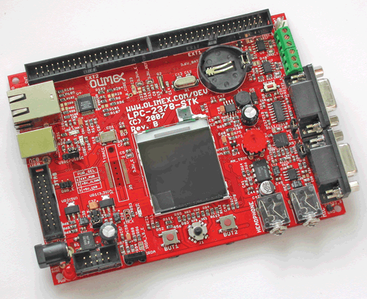 Отладочная плата LPC-2378STK фирмы Olimex 