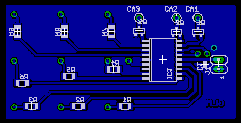 PCB led cube