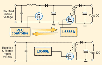l6566 схема подключения