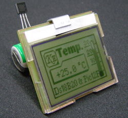 Amperage of the device varies because of the conversion of DS18B20 (measuring the temperature and reading the measured temperature), that lasts about 700ms and at that time the device uses 0.8 mA, for the next 500ms the device is in "sleep" mode and uses 0.2 mA. 