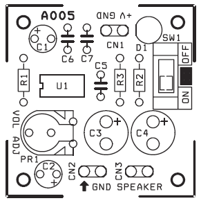 PCB Tiny Audio Amplifier Using LM386