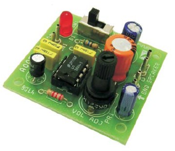 Tiny Audio Amplifier Using LM386