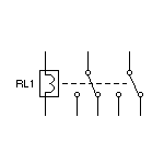 12 V DPDT relay to make this route cleaner