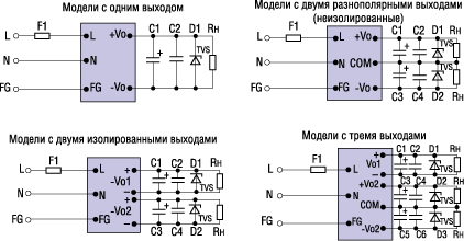 Схемы включения преобразователей PPM 