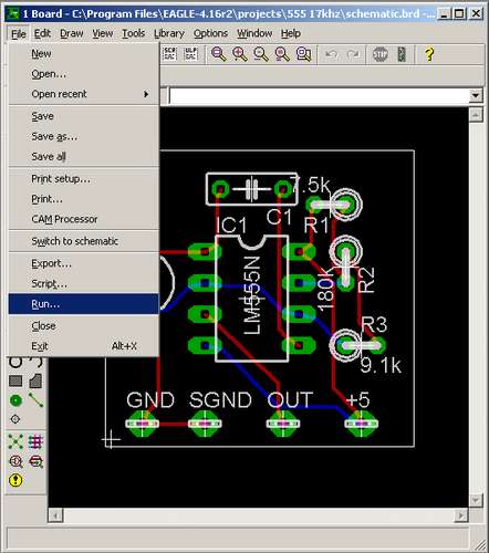 After installing the required software, you need to generate a POV file that is read by POV-Ray