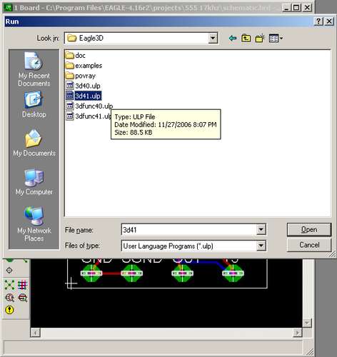 Теперь ищем файлы 3d41.ulp или 3d40.ulp, конкретный файл зависит от версии EAGLE Layout Editor