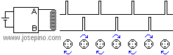 Here is an explanation how the quartz clock works