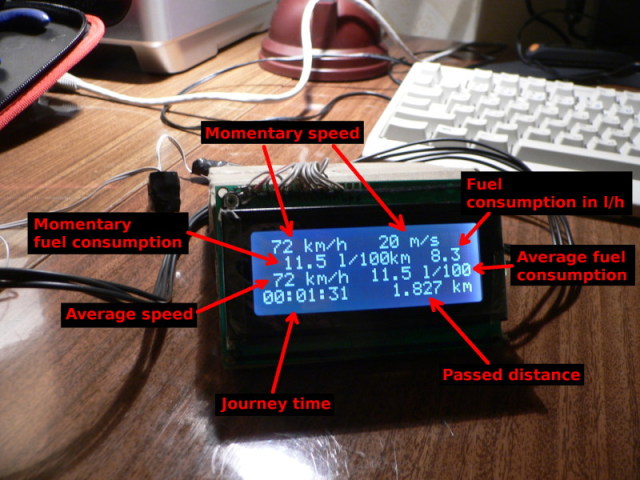 AVR based car computer