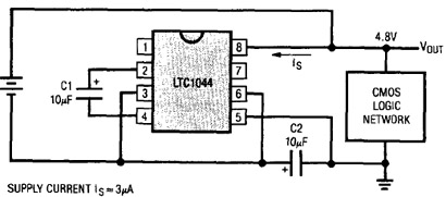 LTC1044, negative voltage generator