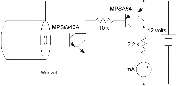 Я быстро понял, что резистор, подключенный к базе 2N4403 (10 кОм) 