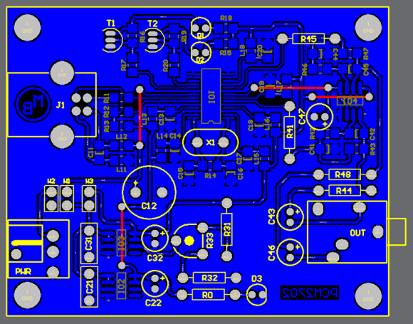 PCB assembly diagram