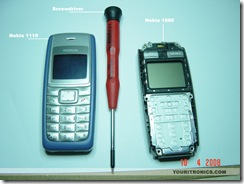 Первый шаг - разборка Nokia 1110. 