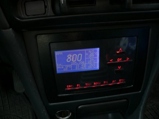 XARIAS - информационная автомобильная AVR система на микроконтроллере ATMega32, выводит на панель многие характеристики и управляет некоторыми системами автомобиля.