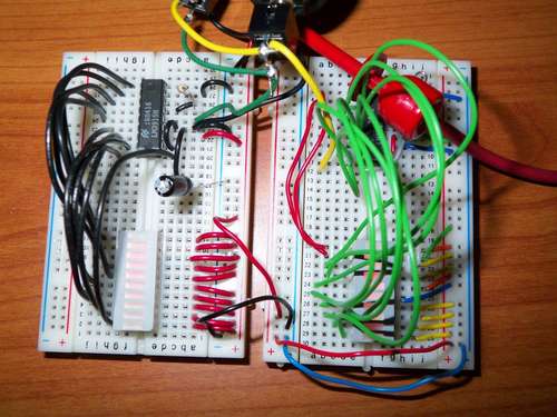 Пиковый индикатор на основе LM3916