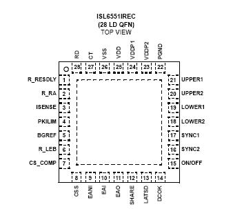 ISL6551IREC - новый мостовой контроллер от Intersil