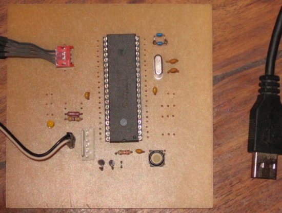 The 18F4550 experimentation board