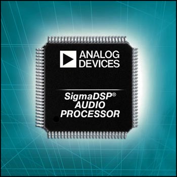 ADAU1442, ADAU1445, ADAU1446 Analog Devices представляет звуковые процессоры для обработки сигналов в автомобильных системах