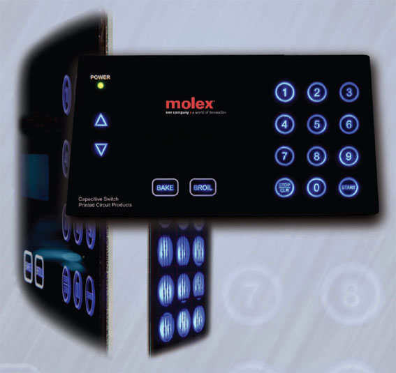 Molex начинает выпуск сенсорных панелей, выполненных по технологии емкостного считывания