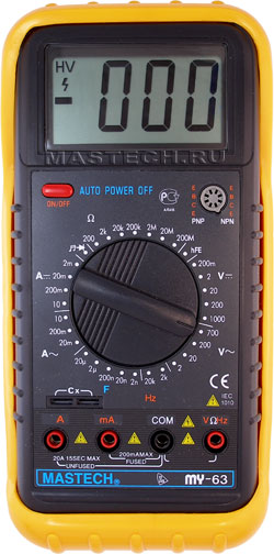 Мультиметр Mastech MY63 MY-63