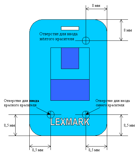 Заправка картриждей Lexmark Z-23-e