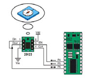 HITACHI HM55B COMPASS – модуль компаса